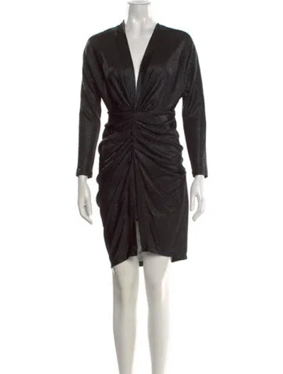 Pre-owned Iro V-neck Knee-length Dress In Multi