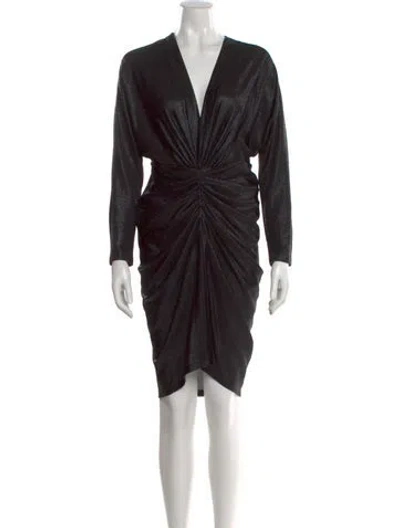 Pre-owned Iro V-neck Knee-length Dress In Multi