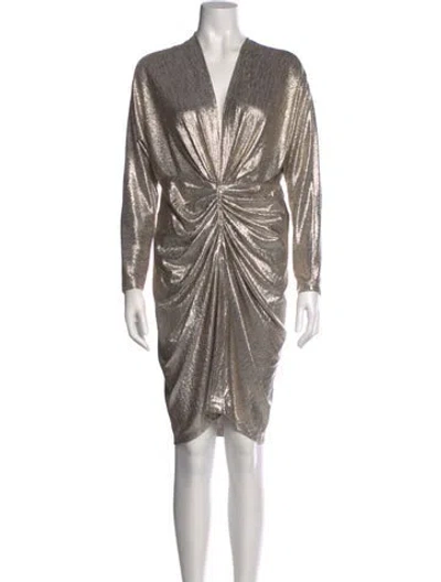 Pre-owned Iro V-neck Knee-length Dress W/ Tags