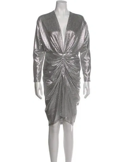 Pre-owned Iro V-neck Knee-length Dress W/ Tags