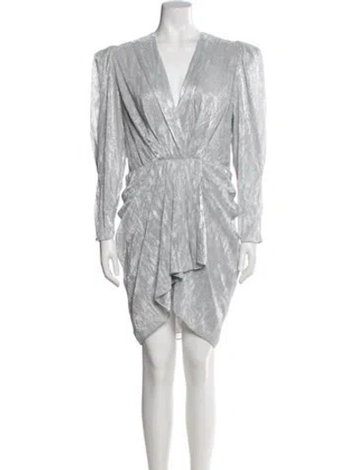 Pre-owned Iro V-neck Knee-length Dress W/ Tags In White