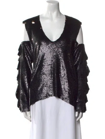 Pre-owned Iro V-neck Long Sleeve Blouse W/ Tags