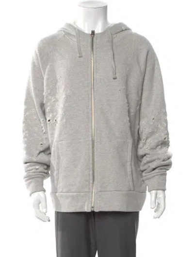 Pre-owned Iro V-neck Long Sleeve Hoodie W/ Tags In Gray