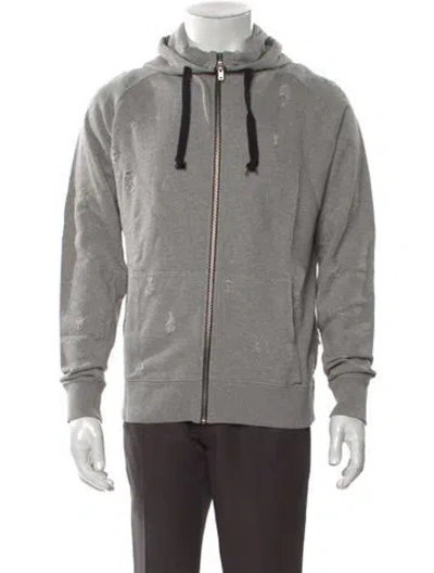 Pre-owned Iro V-neck Long Sleeve Hoodie W/ Tags In Gray