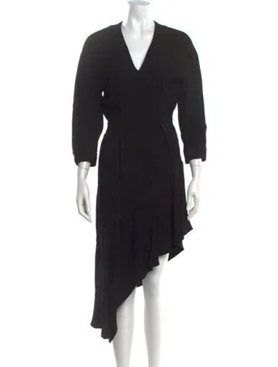 Pre-owned Iro V-neck Mini Dress In Black