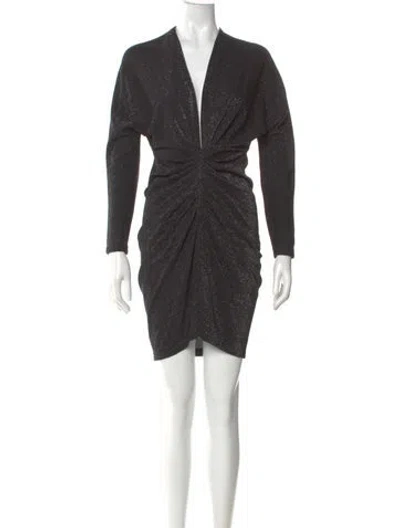 Pre-owned Iro V-neck Mini Dress In Multi