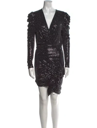 Pre-owned Iro V-neck Mini Dress In Multi