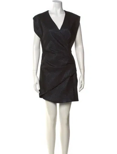 Pre-owned Iro V-neck Mini Dress In Multi