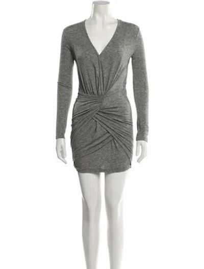 Pre-owned Iro V-neck Mini Dress In Multi