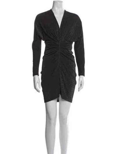 Pre-owned Iro V-neck Mini Dress In Multi