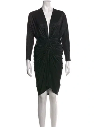Pre-owned Iro V-neck Mini Dress In Multi