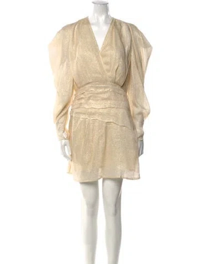 Pre-owned Iro V-neck Mini Dress W/ Tags