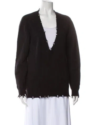 Pre-owned Iro V-neck Sweater In Black