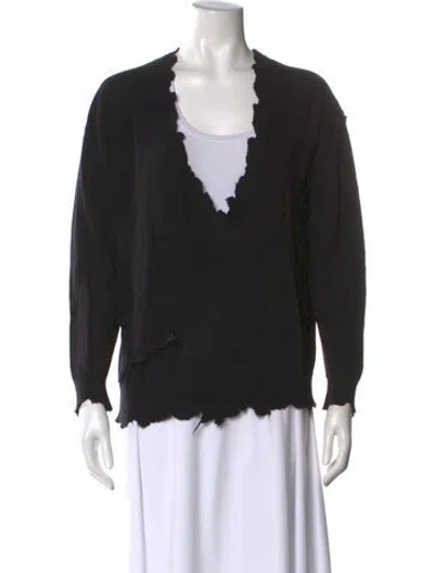 Pre-owned Iro V-neck Sweater In Black