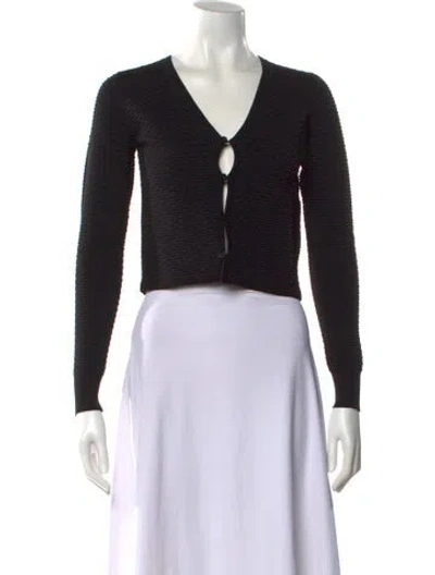 Pre-owned Iro V-neck Sweater In Black