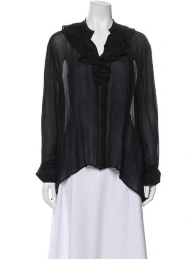 Pre-owned Iro V-neck Sweater In Black