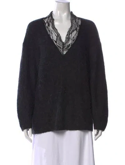 Pre-owned Iro V-neck Sweater In Black