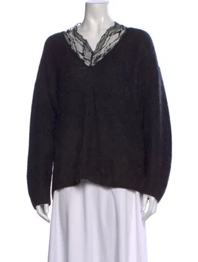 Pre-owned Iro V-neck Sweater In Black