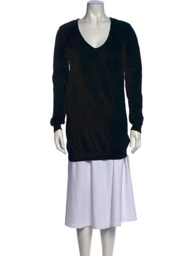 Pre-owned Iro V-neck Sweater In Black