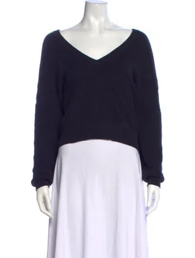 Pre-owned Iro V-neck Sweater In Blue