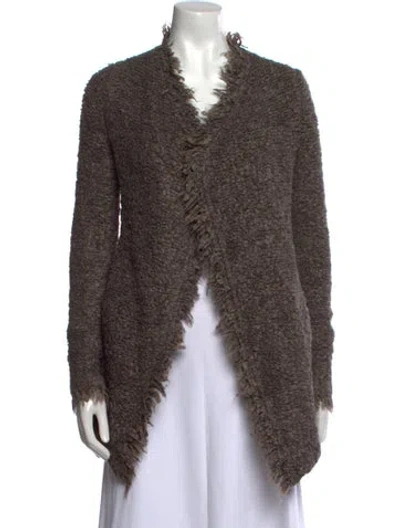 Pre-owned Iro V-neck Sweater In Brown