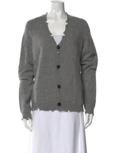 Pre-owned Iro V-neck Sweater In Gray
