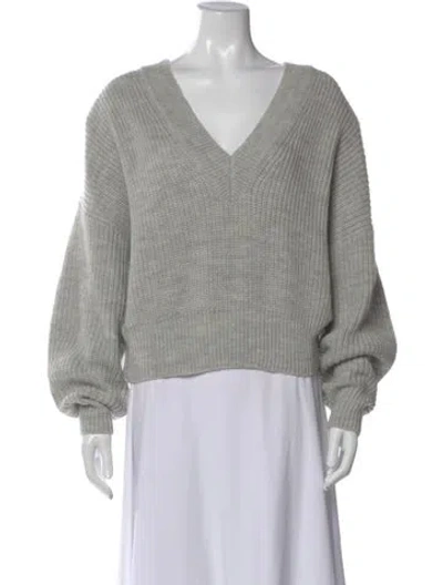 Pre-owned Iro V-neck Sweater In Gray