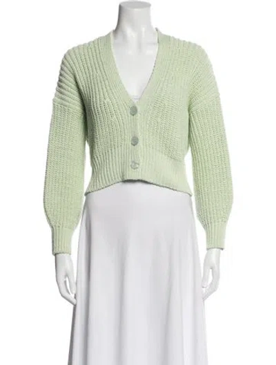 Pre-owned Iro V-neck Sweater In Green