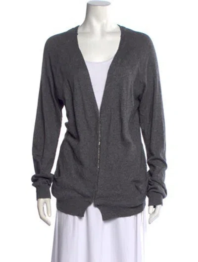 Pre-owned Iro V-neck Sweater In Grey