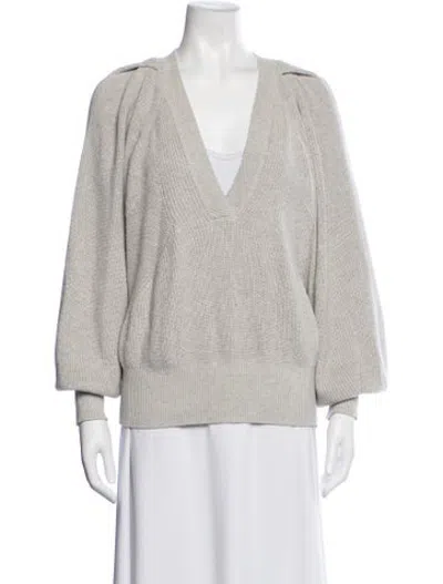 Pre-owned Iro V-neck Sweater In Grey