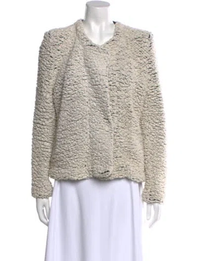 Pre-owned Iro V-neck Sweater In Neutral