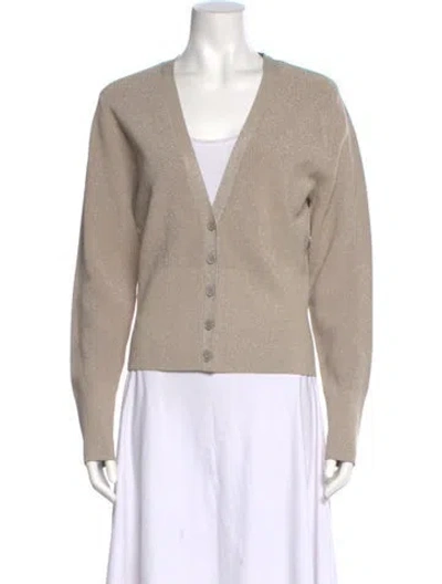 Pre-owned Iro V-neck Sweater In Neutral