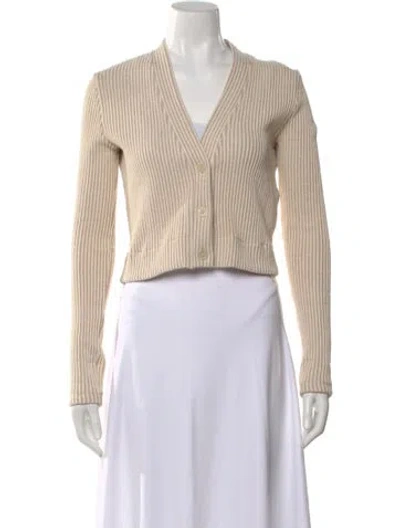 Pre-owned Iro V-neck Sweater In Neutral