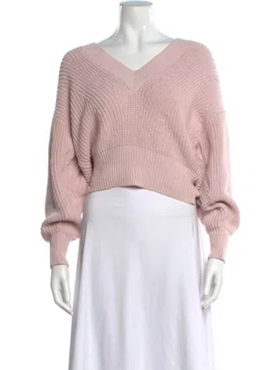 Pre-owned Iro V-neck Sweater In Pink