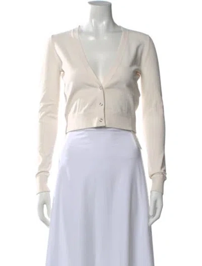 Pre-owned Iro V-neck Sweater W/ Tags In Neutral