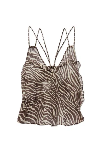 Iro Brown  Neutral Tops In Multi