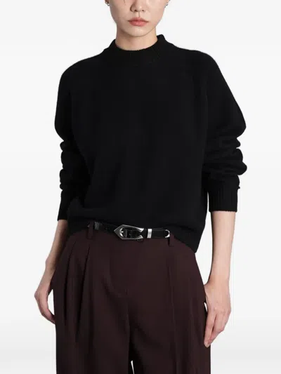 Iro Wafa Long-sleeve Sweater In Black