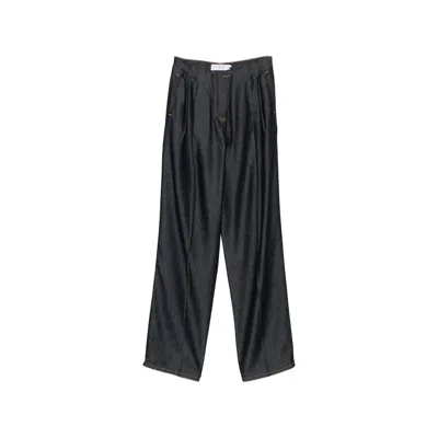 Iro Washed Tencel Jeans In Animal Print