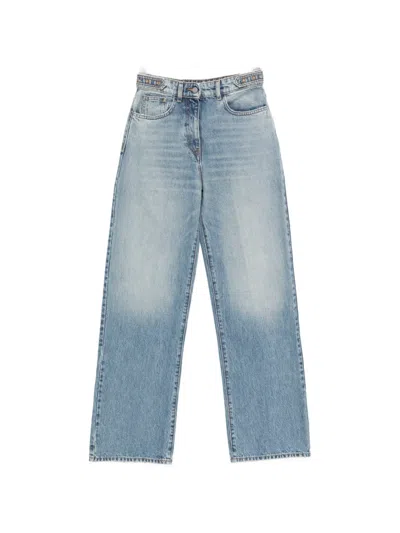 Iro Whiskering-effect Jeans In Blue