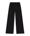 Iro Wide-leg Cotton Trousers In Black