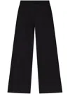 Iro Wide-leg Cotton Trousers In Black