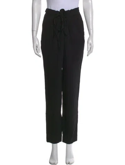 Pre-owned Iro Wide Leg Pants In Black