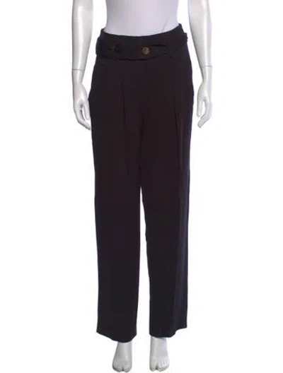 Pre-owned Iro Wide Leg Pants In Black