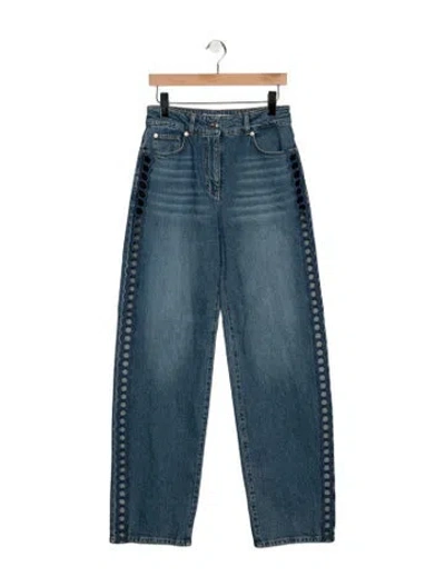 Pre-owned Iro Wide Leg Pants In Blue