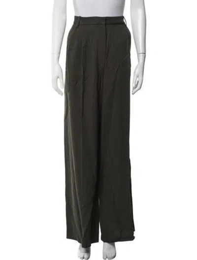 Pre-owned Iro Wide Leg Pants In Green