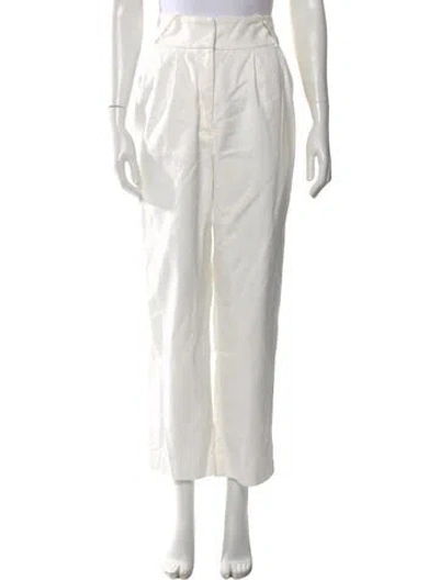 Pre-owned Iro Wide Leg Pants In White