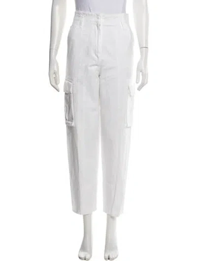 Pre-owned Iro Wide Leg Pants In White