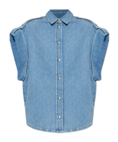 Iro Wide Shoulder Denim Jacket