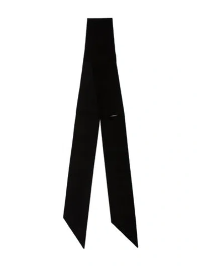 Pre-owned Iro Wide Suede Waist Belt In Black