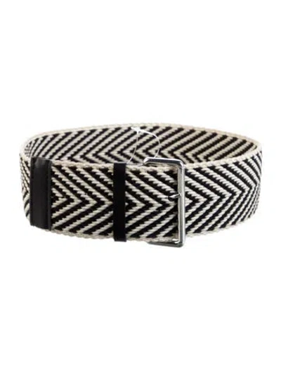 Pre-owned Iro Wide Waist Belt In Black